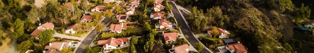 Duarte neighborhood aerial